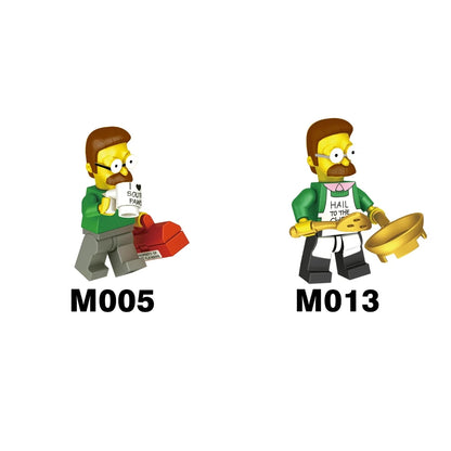 The Simpsons Ned Flanders Anime Minifigure