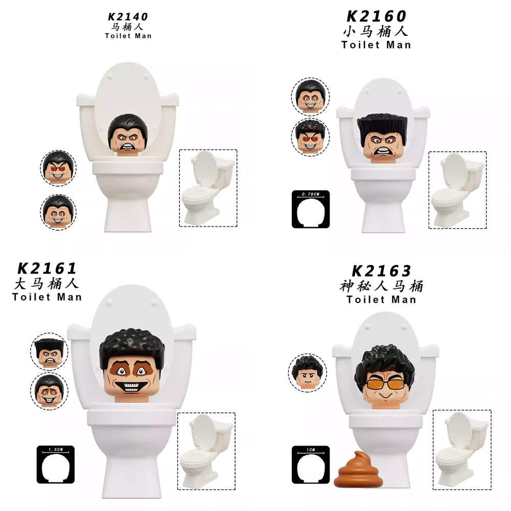 Toilet Man Movies and TV Minifigure