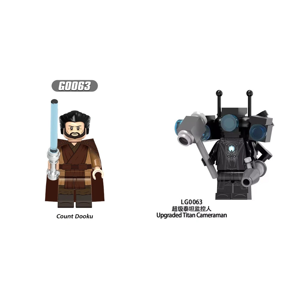 Upgraded Titan Cameraman Movies and TV Minifigure