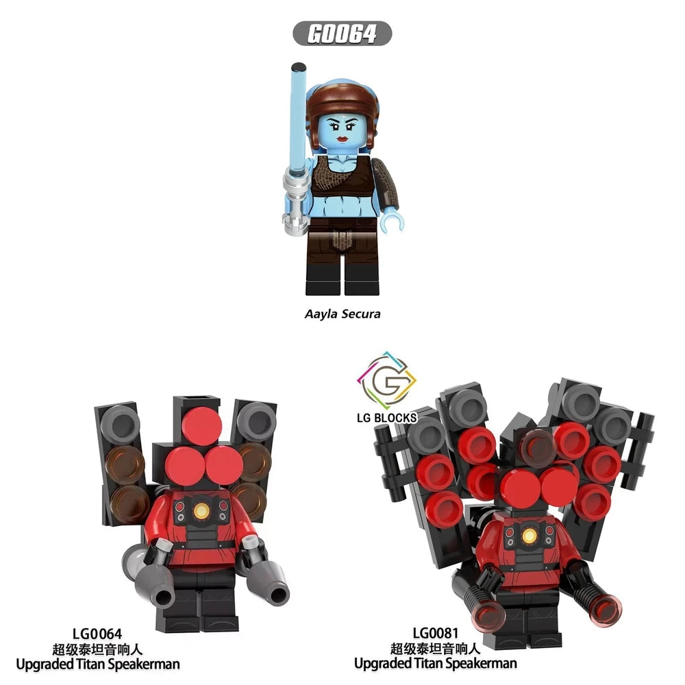 Upgraded Titan Speakerman Movies and TV Minifigure
