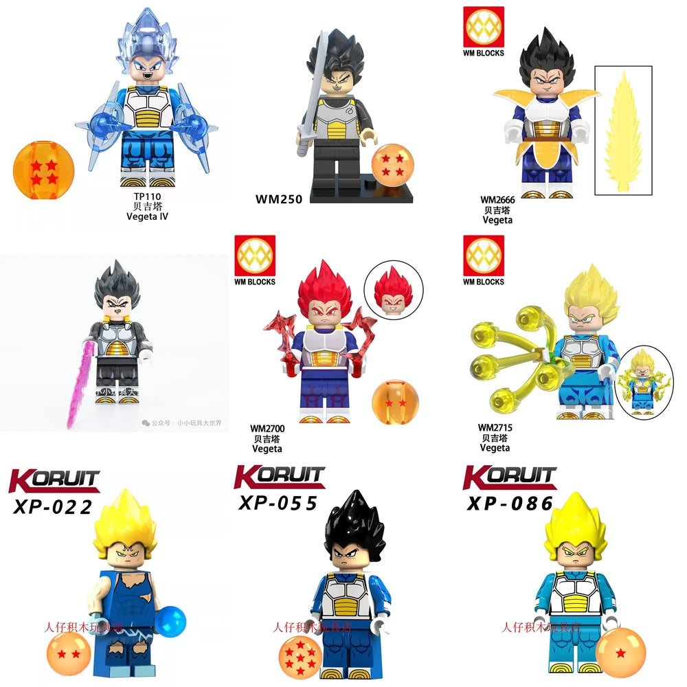 Vegeta Dragon Ball Minifigure