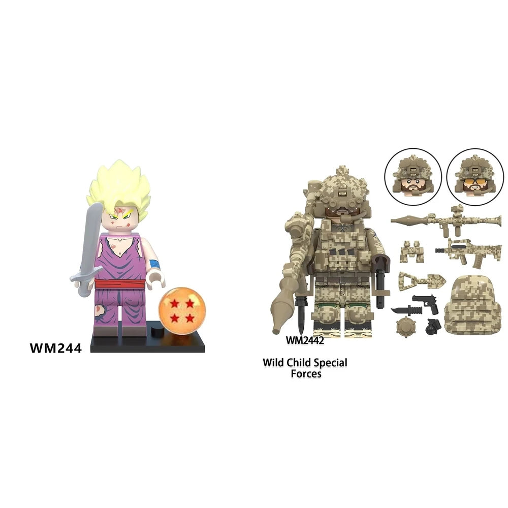Wild Child Special Forces Military Minifigure