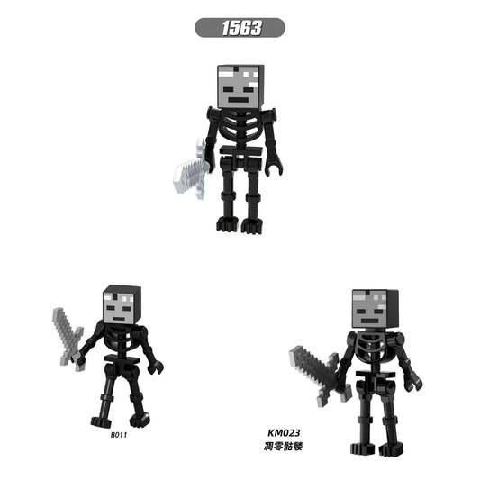 Wither Skeleton Minecraft Minifigure