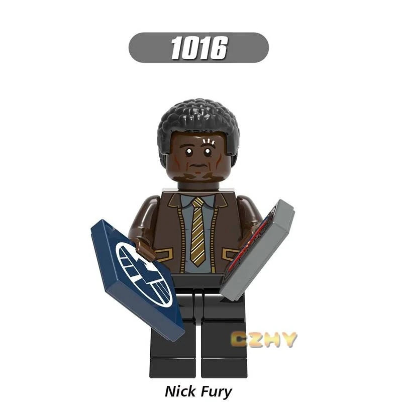 Nick Fury Minifigures 1016 Marvel MiniFigure