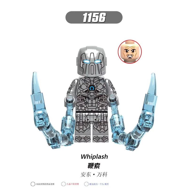 Whiplash 1156 Minifigures Marvel Minifigure