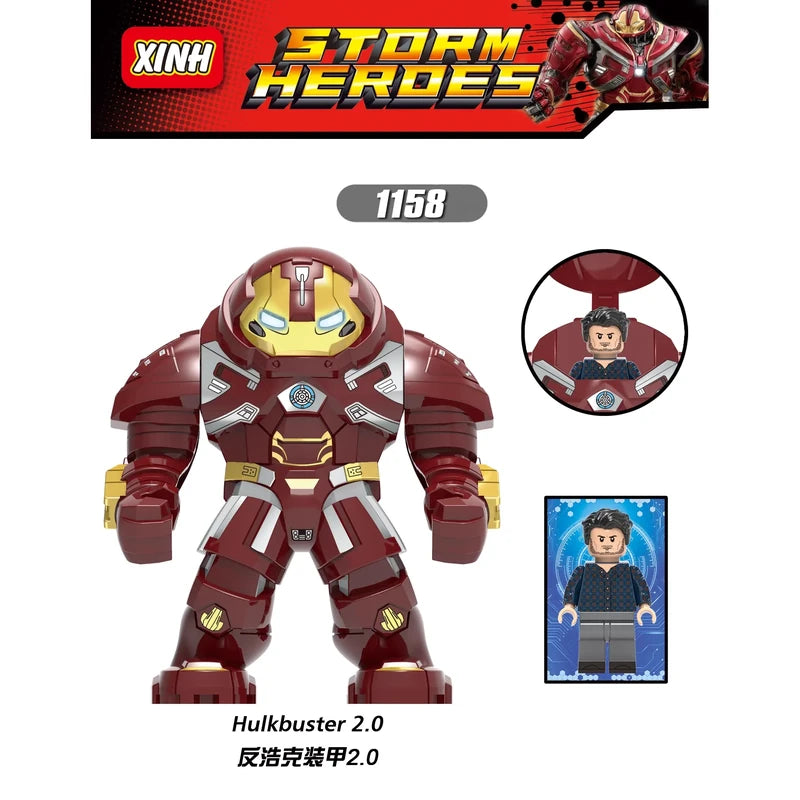 Hulkbuster2.0 Minifigures 1158 Marvel MiniFigure
