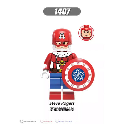 Santa Captain America Minifigures 1407 Marvel MiniFigure