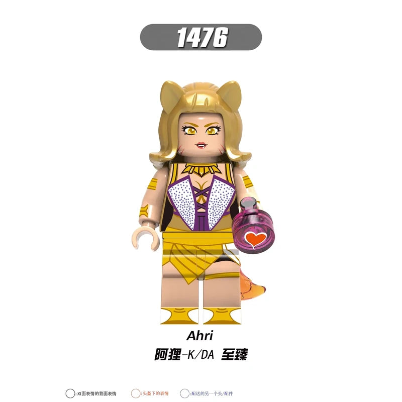 Ahri 1476 Minifigures Games Minifigure