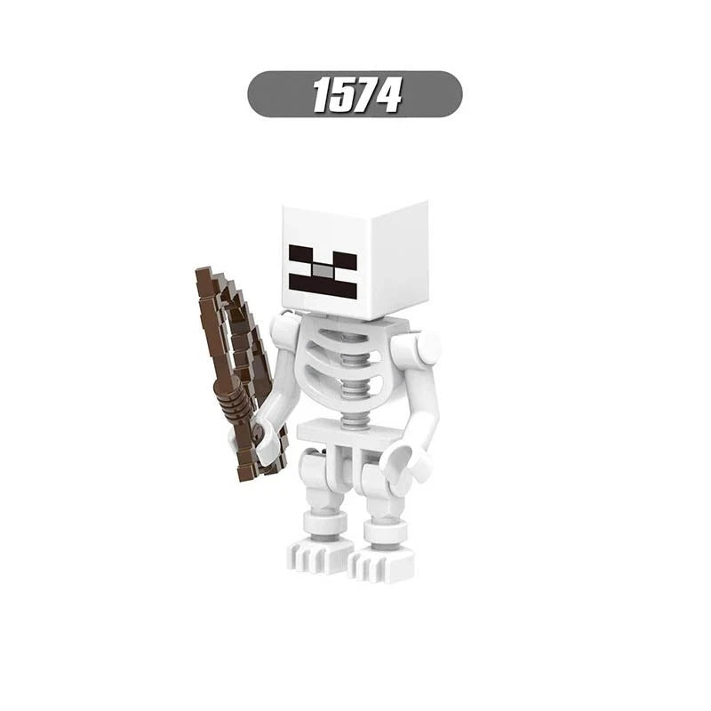 Minecraft Skeleton Minifigures 1574 Minecraft MiniFigure