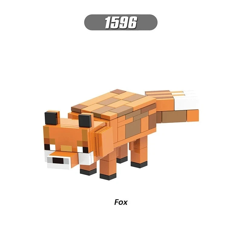 Mini Fox Build Fox Minecraft Minifigure Fit Lego – kongbricks
