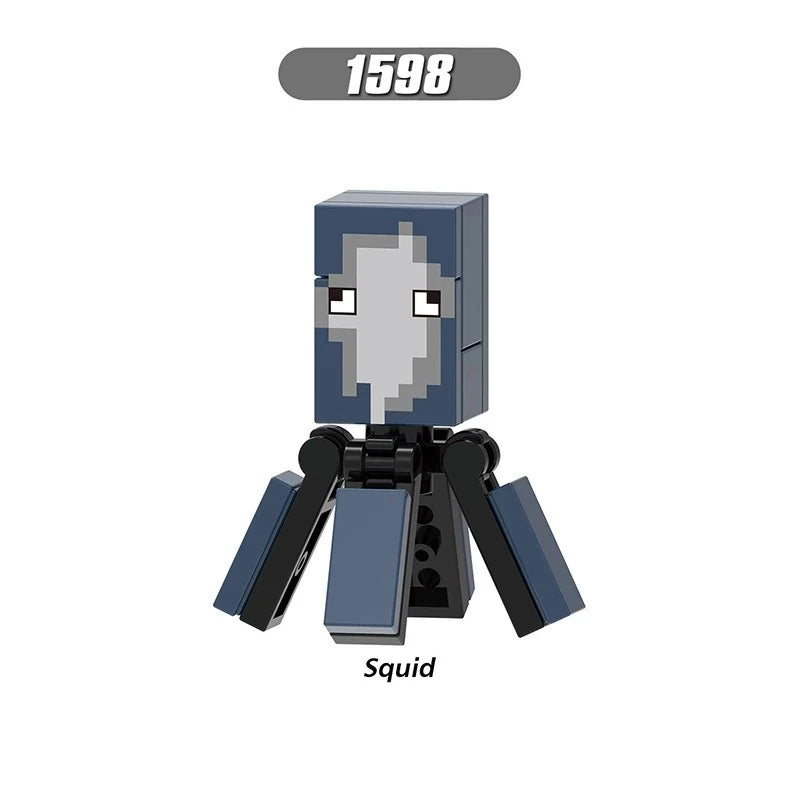 Squid Minifigures 1598 Minecraft MiniFigure