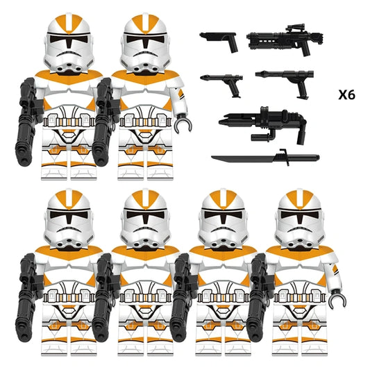 212th Attack Battalion Trooper Minifigures Star Wars x 6 pcs