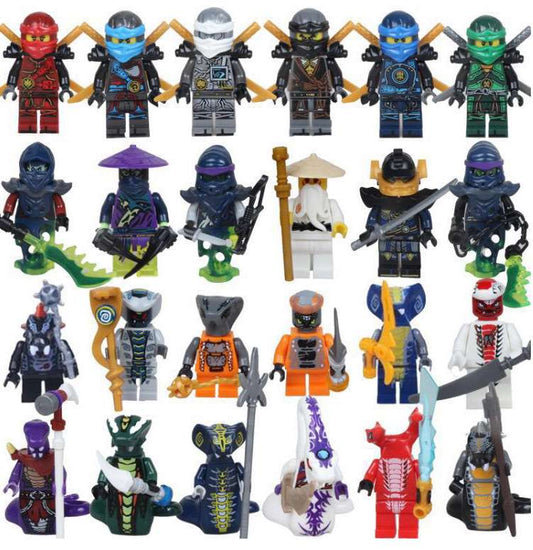 Ninjago Themed Complete Minifigure Pack LELE Series Model 31035