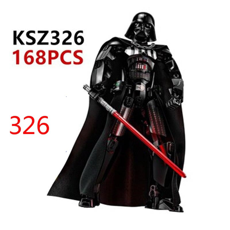 28 Assorted Star Wars Rogue One Character Building Figures Jango K-2SO Darth Vader Grievous Model 326