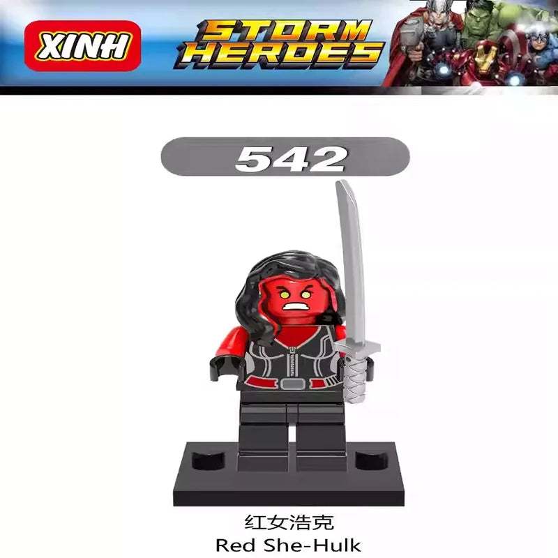 Red She-Hulk Minifigures 542 Marvel MiniFigure