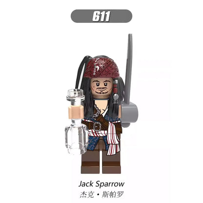 Captain Jack Sparrow Minifigures 611 Pirates of the Caribbean MiniFigure