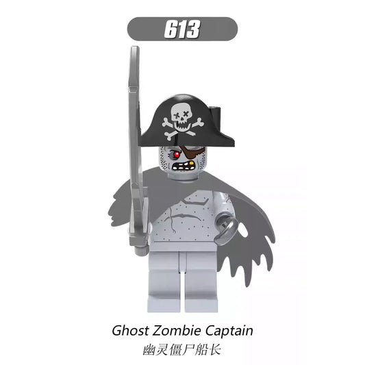 Ghost Zombie Captain Minifigures 613 Pirates of the Caribbean MiniFigure