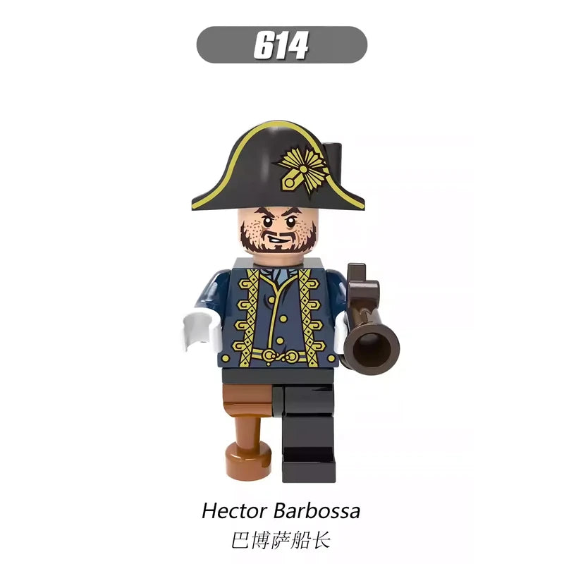 Hector Barbossa Minifigures 614 Pirates of the Caribbean MiniFigure