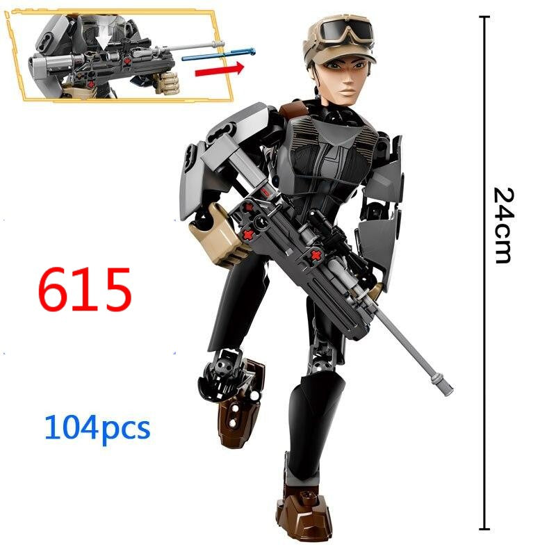 Star Wars Rogue One Movie Exclusive Character Minifigure Single Pack Model 615