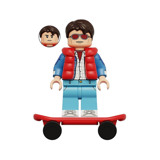 Back to the Future Movie Character Minifigure Marty McFly Single Figure 6b001