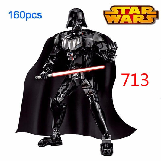 Star Wars Rogue One Movie Minifigure Jango K-2SO Darth Vader General Grievous Figure Model 713