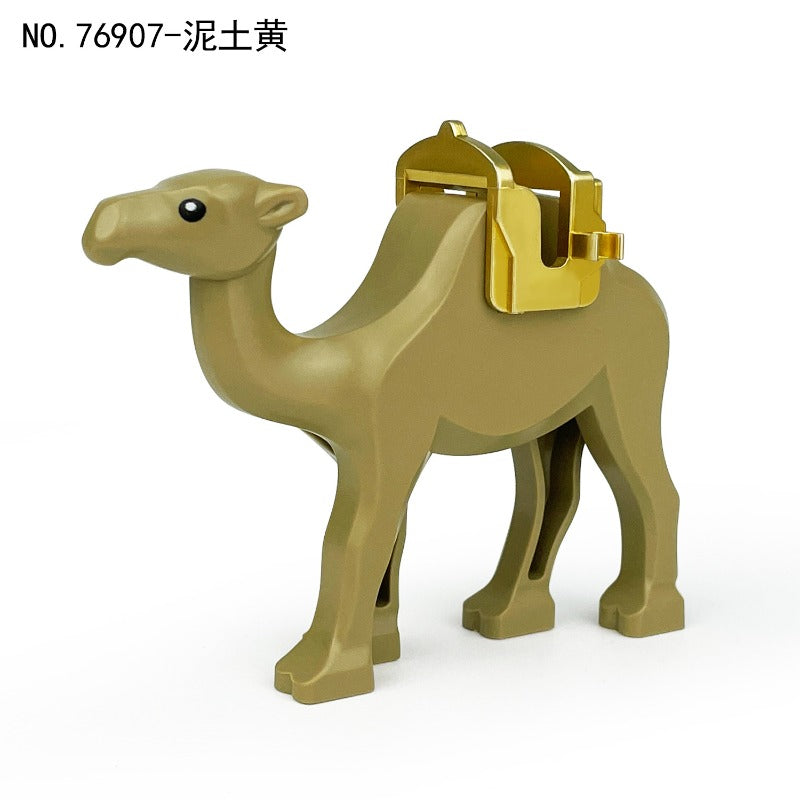 Desert Landscape Camel Block Animal Minifigure Earthy Yellow Tone 76907