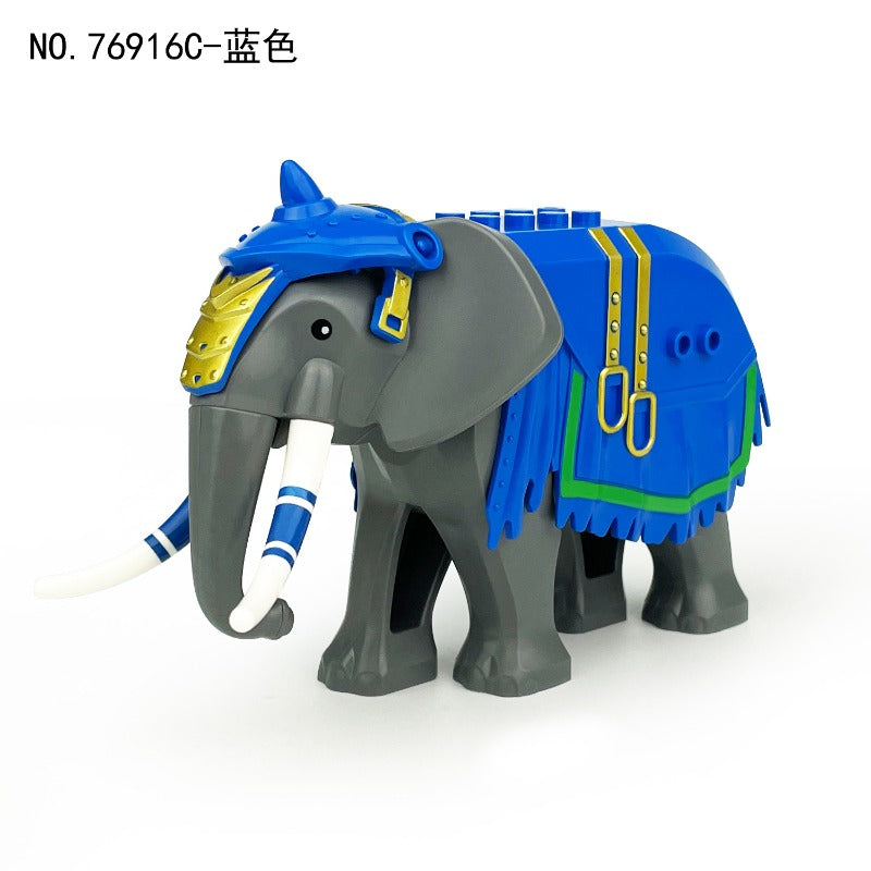 Ancient Persian Combat Elephant Wildlife Minifigure Model 76916c