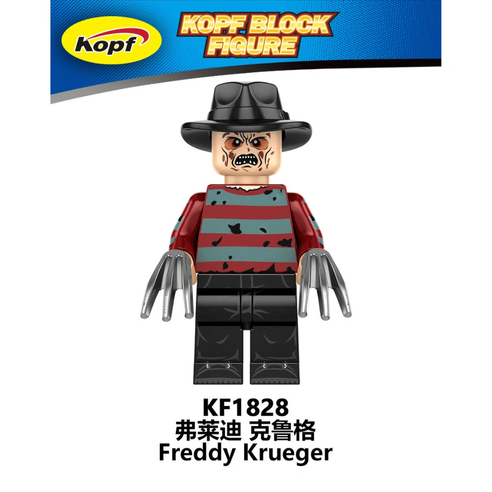 Freddy Krueger Minifigures KF1828 Compatible With Lego
