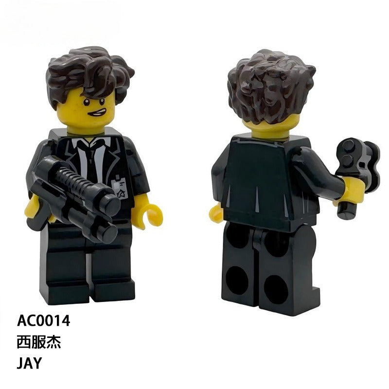 Ninjago Series Lightning Ninja JAY Collectible Block Minifigure AC0014