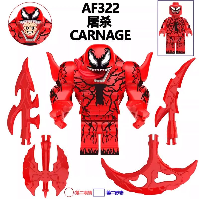 Carnage AF322 Minifigures Marvel Minifigure