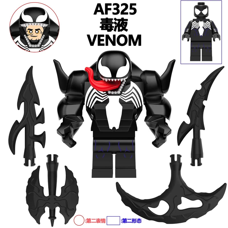Venom AF325 Minifigures Marvel Minifigure