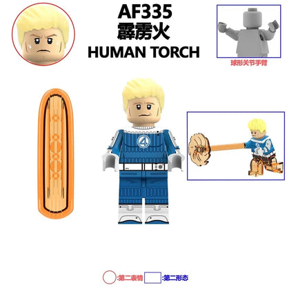 Human Torch First Steps Minifigure AF335