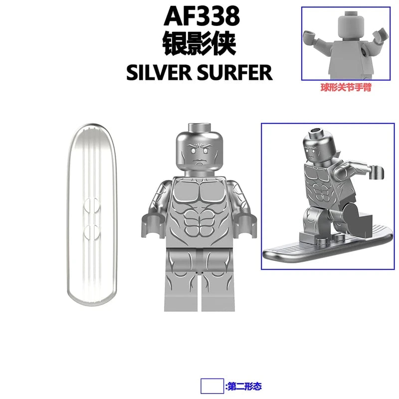 Silver Surfer Rise of the Silver Surfer Minifigure AF338