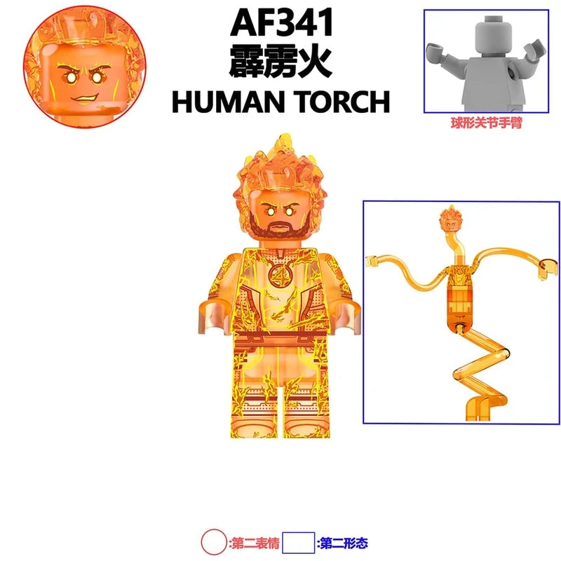 Human Torch Earth-838 Minifigure AF341