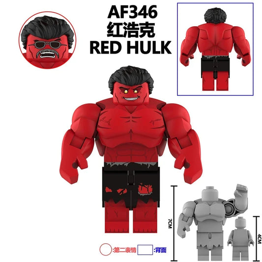 Red Hulk Minifigure AF346
