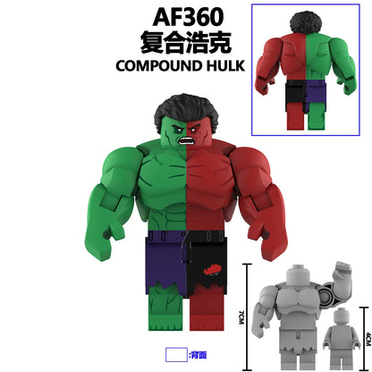 Big Minifigures - COMPOUND HULK / BEAST / THING / COLOSSUS Superheros Minifigure