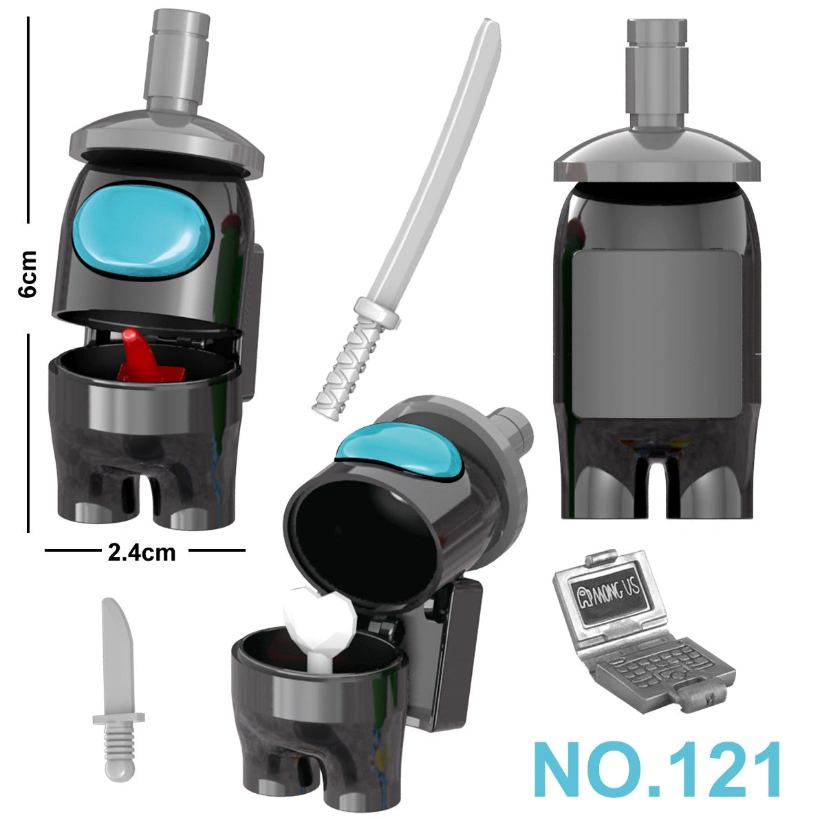 Among Us Character Minifigures NO.121 Compatible With Lego