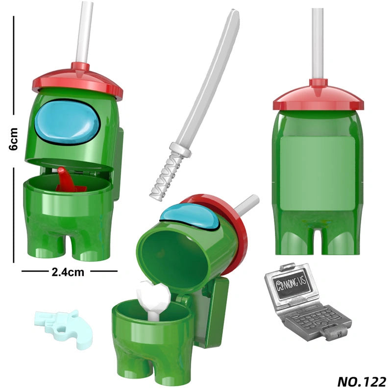 Among Us Character Minifigures NO.122 Compatible With Lego