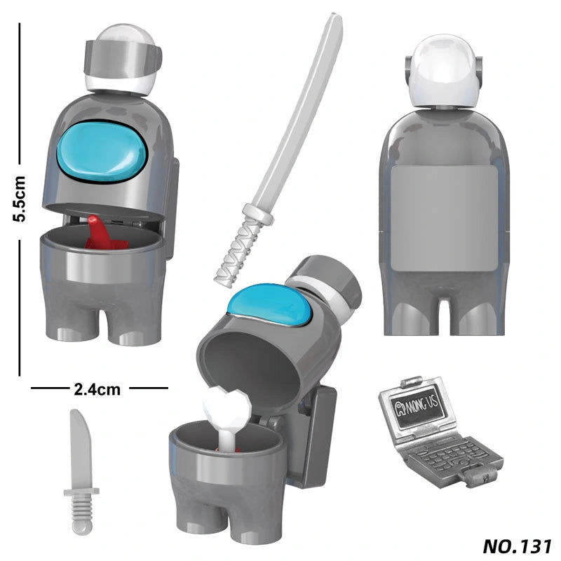 Among Us Character Minifigures NO.131 Compatible With Lego