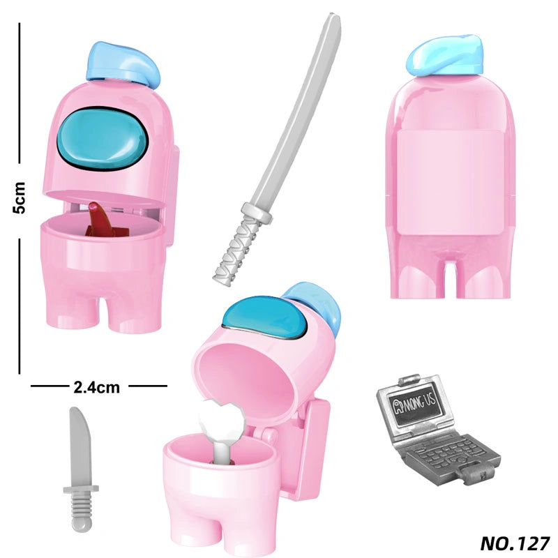 Among Us Character Minifigures NO.127 Compatible With Lego