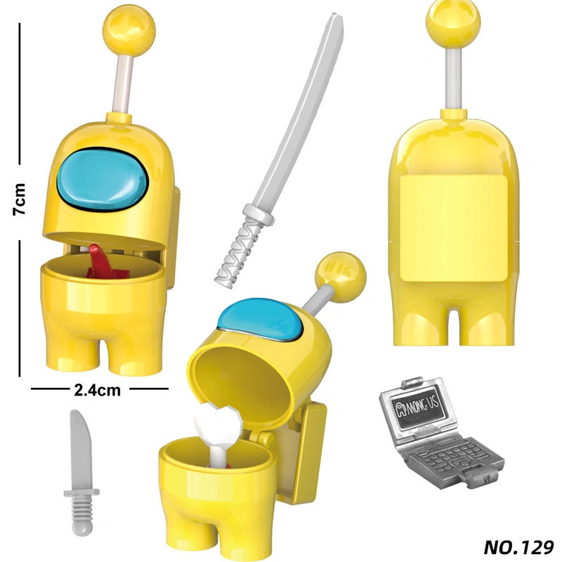Among Us Character Minifigures NO.129 Compatible With Lego