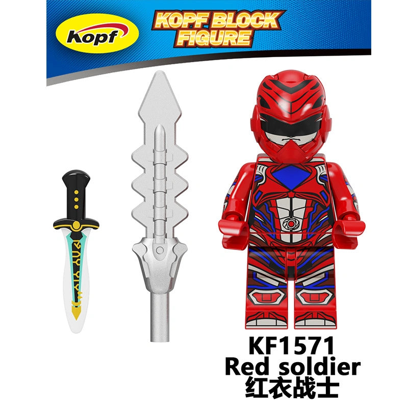Red Ranger Minifigures KF1571 Compatible With Lego