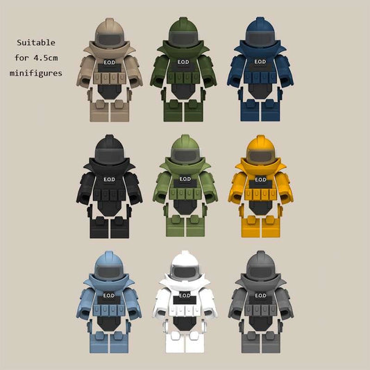 Explosion-Proof Suit Minifigures KEXPLOSION Compatible With Lego