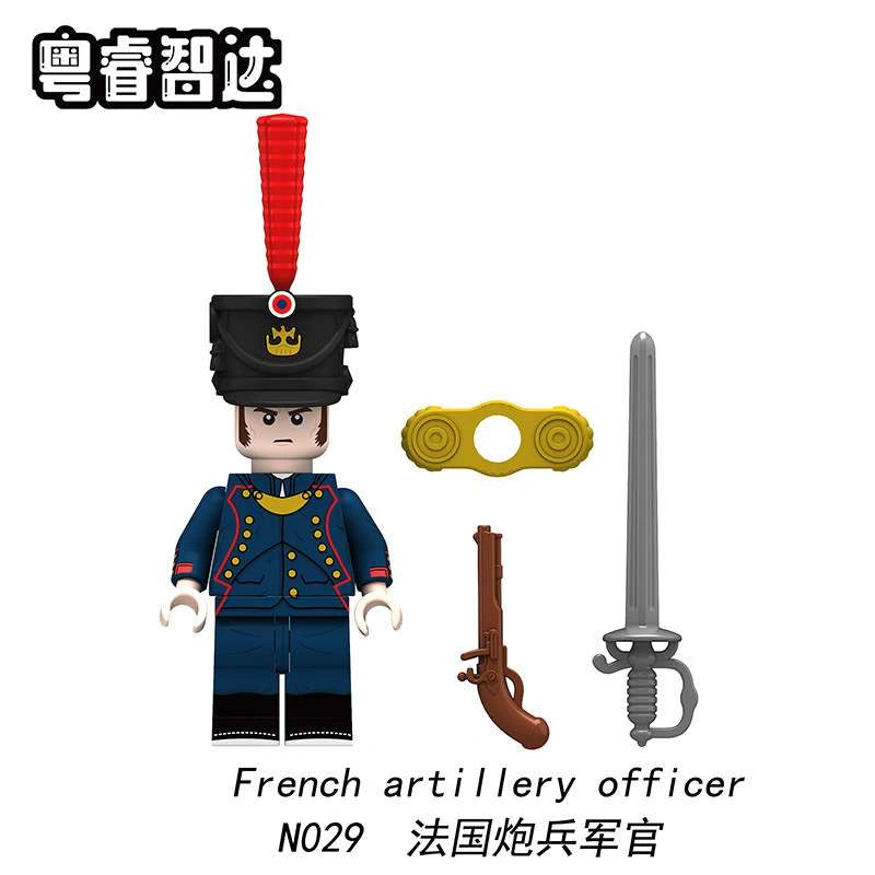French Artillery Officer Minifigures N029 Compatible With Lego