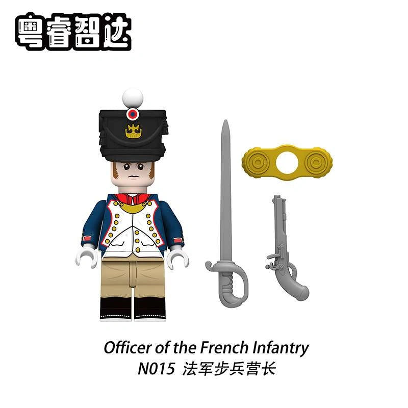 French Infantry Officer Minifigures N015 Compatible With Lego