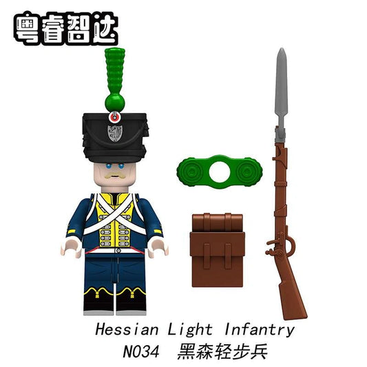 Hessian Light Infantry Minifigures N034 Compatible With Lego