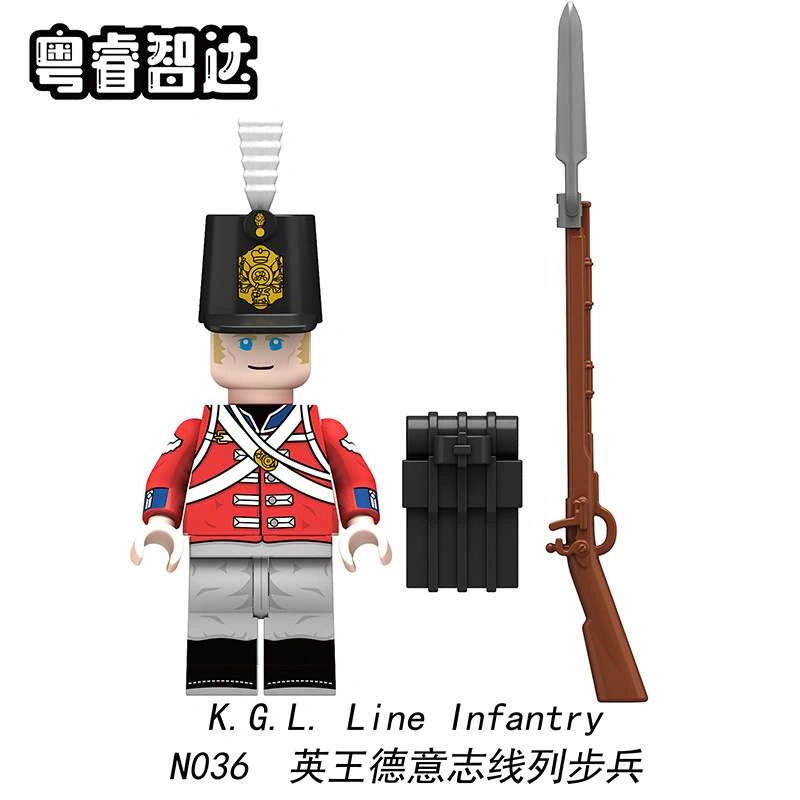 King's German Legion Line Infantry Minifigures N036 Compatible With Lego