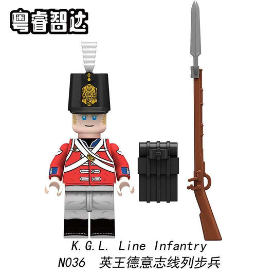 King's German Legion Line Infantry Minifigures N036 Compatible With Lego