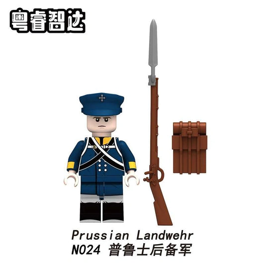 Prussian Landwehr Minifigures N024 Compatible With Lego