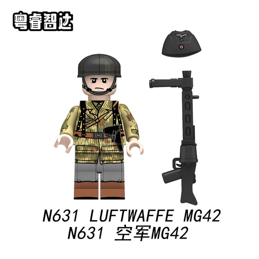Luftwaffe MG42 Minifigures N631 Compatible With Lego